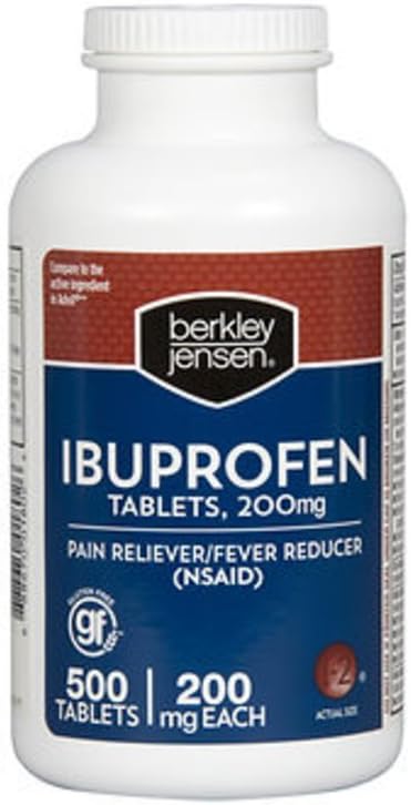 Członkowie Mark Berkley Jensen Ibuprofen Tablets, 500 ct., 200mg