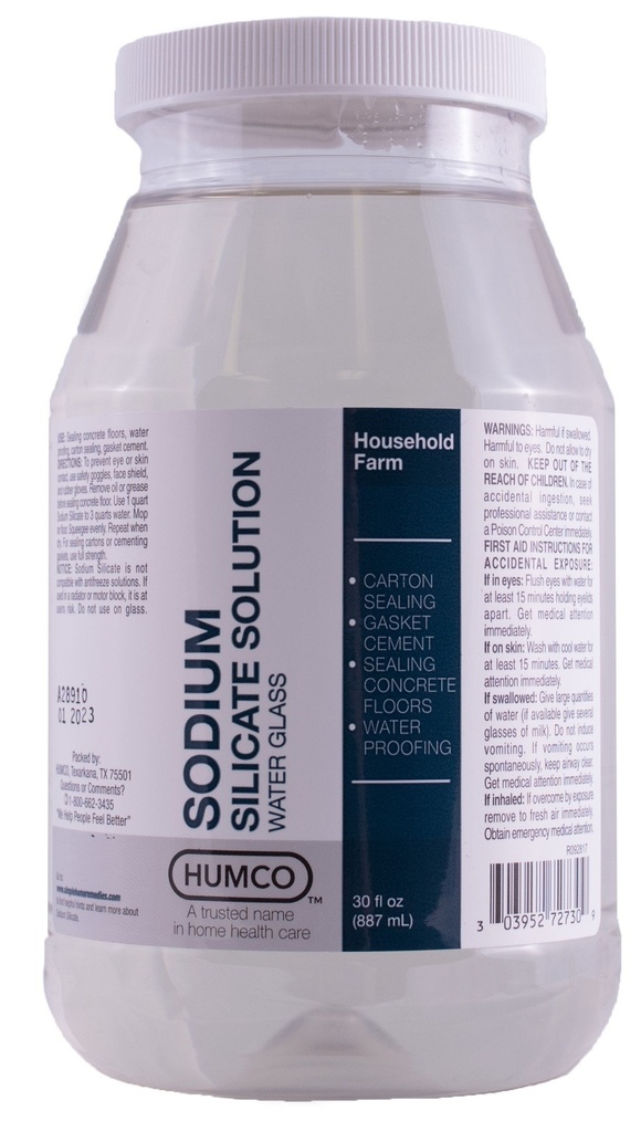 Humco Sodu Silikat roztwór 30 oz, Szkło wodne.