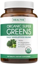 USDA Organic Super Greens Supplement - Organic Greens Fruits and Vegetable Supplement for Adult with 28 Superfood Complex with Superphruits Roots Herbs & More - Vegan & Non-GMO (Dostawa do 2 miesięcy)