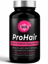 VWS Biotin 10,000 µg Suplement diety w / Cynk & Selenium do promowania grubszego wzrostu włosów, Silniejsze paznokcie i zdrowa skóra dla kobiet i mężczyzn, 120 Kapsułki wegańskie
