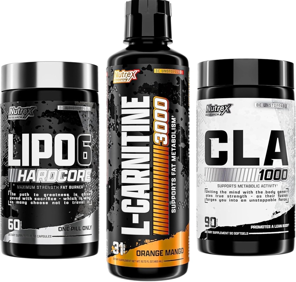 Nutrex Research Liquid Carnitine 3000 - Spalacz tłuszczu i CLA