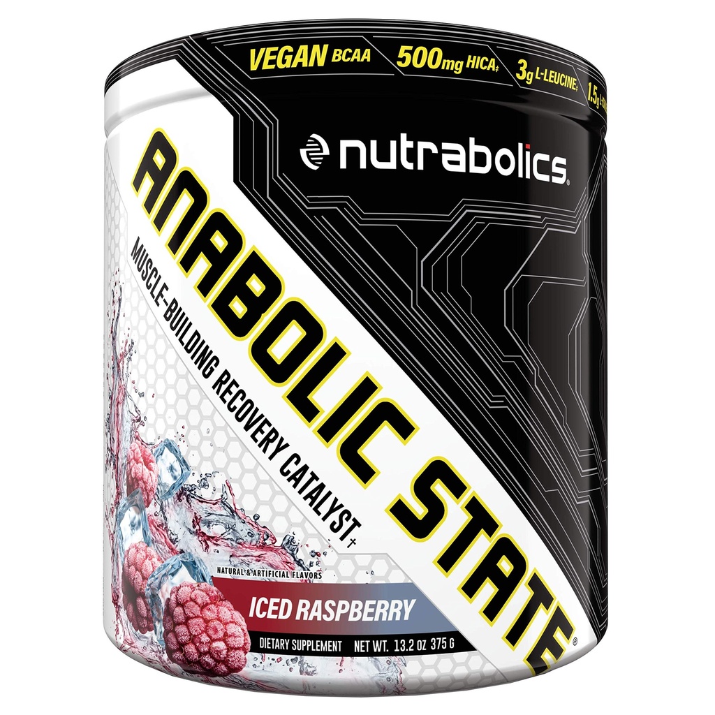 Nutrabolics Dietetyczny Suplement anaboliczny Państwo Mrożone Malina 375g (30 Służenie)