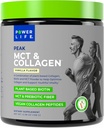 Power Life ® Peak MCT Powder Supplement with Plant- Based Collagen and Biotin - Vanilla Flavor (30 Servings)