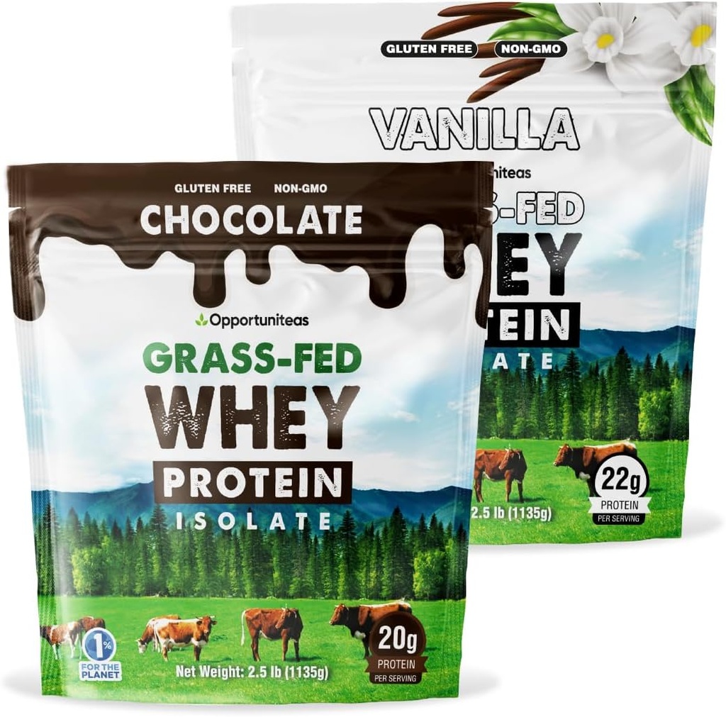 Proszki z proteiny bez sztucznych słodzików, krowy bez hormonów, Nie GMO - 5lb