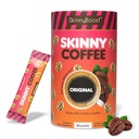 Skinny Boost Natychmiastowe chude patyki kawy (Unflavored) - Made with Arabica Coffee Beans, Garcinia Cambogia, Green Tea Extract, B Witaminy, Fiber i Prebiotyki -Sugar Free- Keto Friendly (28 Pakiety)