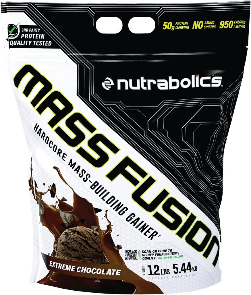 Nutrabolics Mass Fusion (Ekstremalna czekolada, 12 Ib (29 Służenie))
