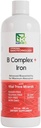 Nanonutrition B Complex + Żelaza 124; Liposomal Nanotechnologia 124; 100% Naturalne Składniki 124; 16 Fl. Oz.