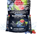 Electrolyte Replacement Stick Packs. Zero Sugar, elektrolity o wysokiej wydajności. Ponad 1000mg soli plus magnezu i potasu. Kluczowe minerały do hydrolizy. (Mieszane jagody)