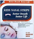 30 Natural Drug-Free Kids Better Breath Nasal Strips for nosal congestion, alergia, zimno, Flu, Sinus, Stuffy Nose, Chrapanie, Deviated Septum, Sleep Aid, Athletic Performance - Wiek 5 i powyżej