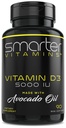 Inteligentniejsza witamina D3 5000 j.m. w oleju awokado 125µg - 90 Mini Softgels
