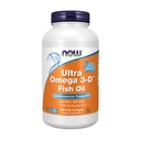 Teraz suplementy żywności, Ultra Omega 3- D ™, Omega-3 Olej rybny + witamina D-3, wsparcie sercowo-naczyniowe *, 180 Softgels