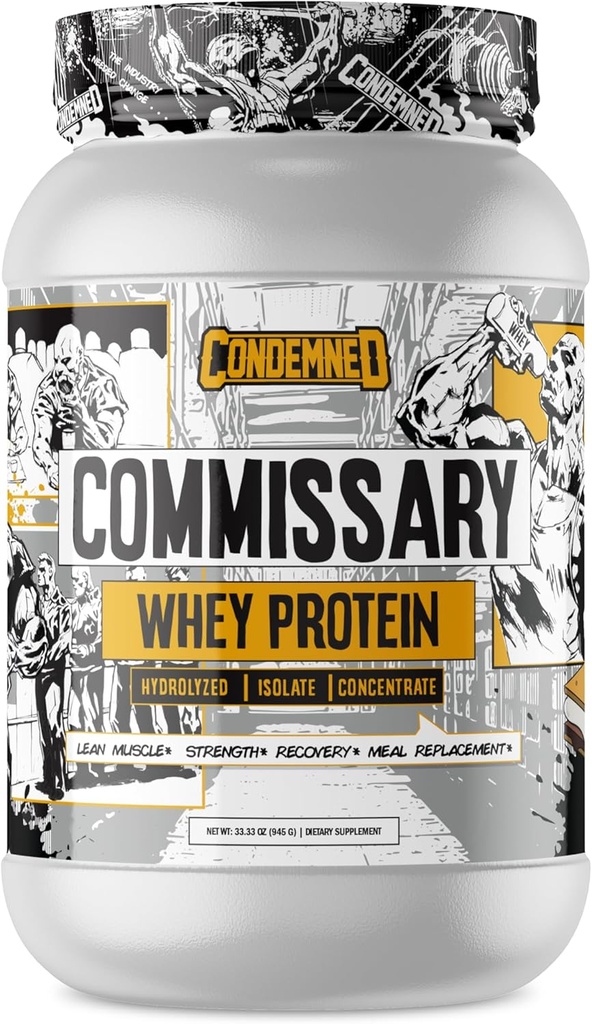 CONDEMNED Labz Commissary Whey Protein Budapest 124; Hydrolizowane izolacje i koncentraty 124; Niskie węglowodory, Niskie kalorie 124; Przed lub post Workout Recovery Meal Explacement 124; 27 Sług (S 'Mores)