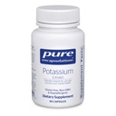 Czyste enkapsulacje Potas (Cytrate) - Esencjalny suplement elektrolitu w celu wsparcia Nerve & Muscle Function, Adrenals, Hormony, Heart Health & Energy * - Kapsułka z cytrynianem potasu - 90 Kapsułki