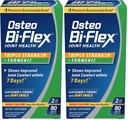 Osteo Bi- Flex Triple Force Glukozamina z kurkumą, Joint Health Supplement, Coated Tablets, Wersja oryginalna, 80 Count (Pack of 2)