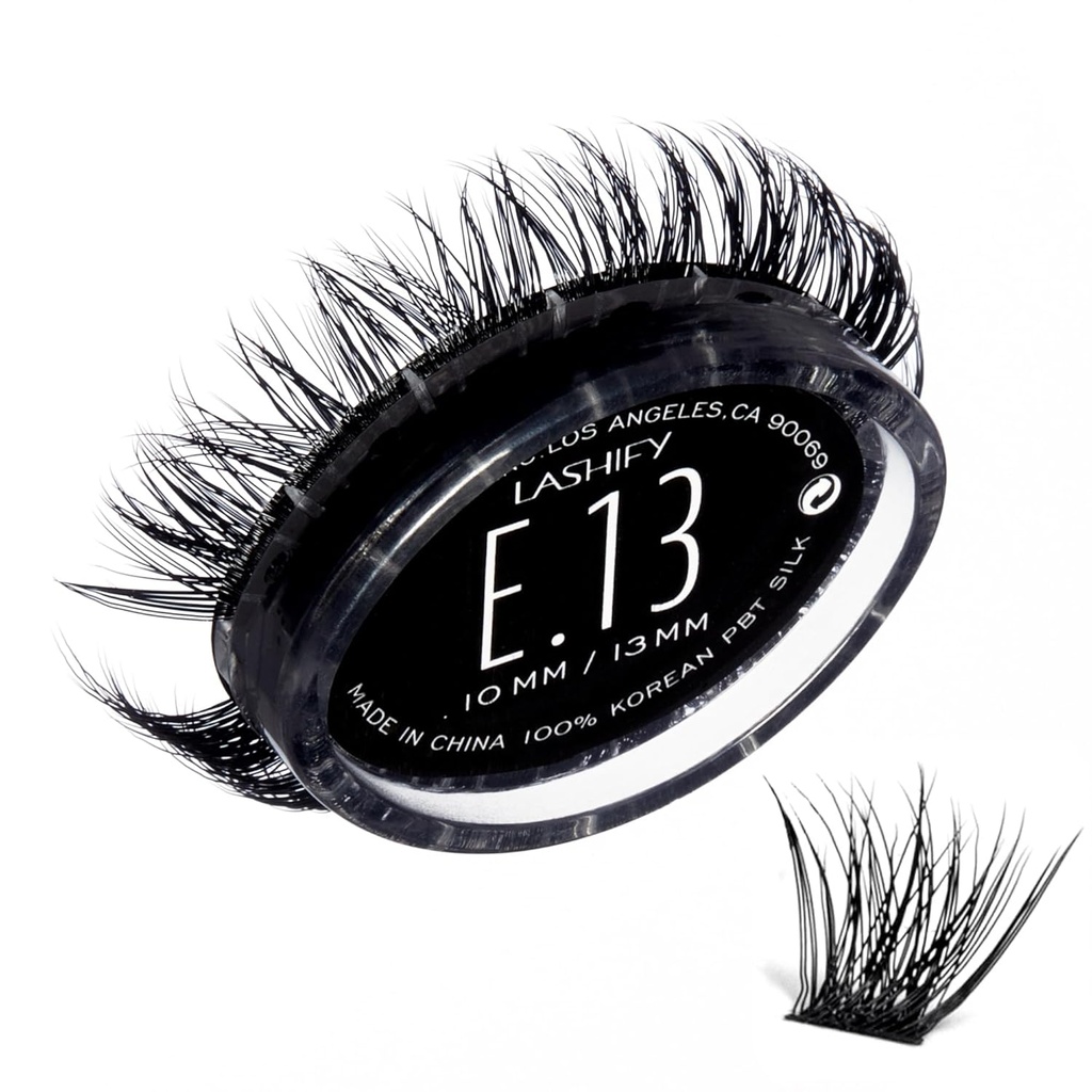 Lashify Extreme 13mm Gossamer DIY Eyelash Rozszerzenia Refill, czarny, łatwe fałszywe rzęsy, aby dodać ogromną objętość