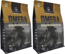 Majesty Omega Wafers - Superior Horse / Equine Skin, Coat, and Immune Support Supplement - Omega 3, 6, 9, and Biotin (Regular, 2 Pack (120 Count Total))