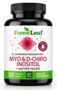 Myo- Inositol & D- Chiro Inositol Suplement dla Zdrowia Kobiet 124; Suplement płodności Kobiety 124; Inozytol 40: 1 Stosunek Wspomaganie funkcji jajników & Zdrowy Hormon Równowaga Kobiety 124; 2050mg Bilans 124; 120 Kapsułki proszkowe