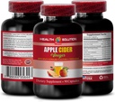 Jabłko Cider Vinegar Hair Products - Jabłko Cider Vinegar Advanced Complex z kelpem, spirulina, lecytyna - Lecytyna kelp b6, Klamath Blue Green Algae, suplement do wsparcia trawienia - 1 butelka 90 Czapki