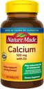 Nature Made Calcium 500 mg z witaminą D3, Suplement diety dla wsparcia kości, 130 tabletek
