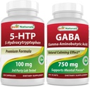 Najlepsi naturalni 5- HTP (5- hydroksytryptofan) 100 mg i GABA 750 mg