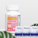 HealthA2Z ® Mega Savings Bundle: subsalicylan bizmutu 262mg, 100 tabletek do żucia & 7- Day XL Pills Organizer