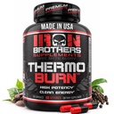 Iron Brothers Thermo Burn Hardcore Fat Burner - Wysoka Thermogeniczne Stim z HCl Yohimbine, Ziarno Raju & Kofeiny - Metabolizm Booster & Kontrola przystawek - 60 Kapsułki