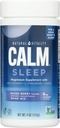 Natural Vitality Calm Sleep Drink Mix z Magnezu i Melatoniny, Mieszany aromat jagodowy, 4 uncje (Pakiet może Vary)