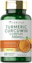 Carlyle Turmeric Supplement 550mg gimnazjum 124; 60 Kapsułek gimnazjum 124; CurcuWin Extract Complex gimnazjum 124; Vegetarian, Non-GMO, Gluten Free
