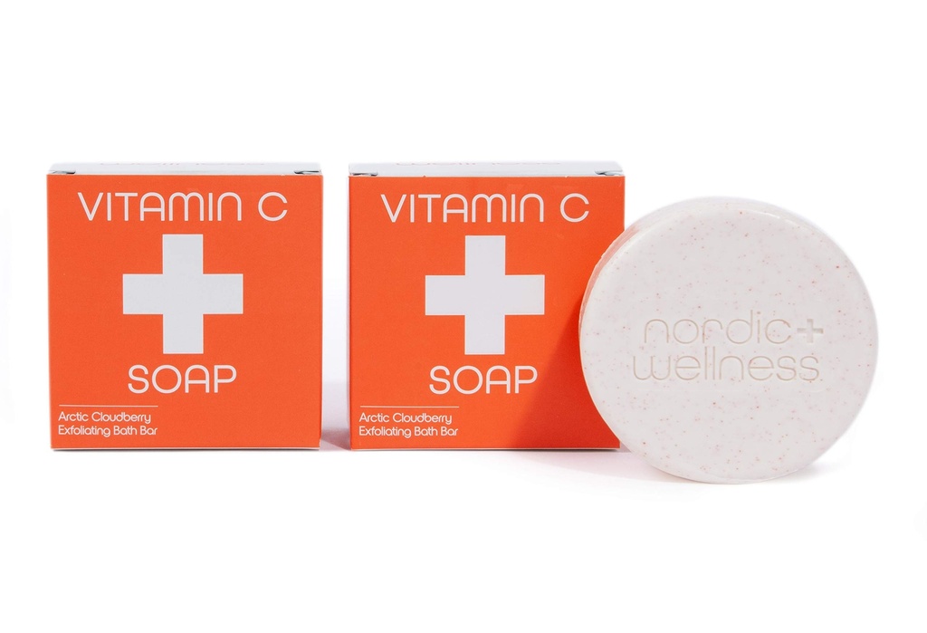 Nordic + Wellness Witamina C Mydło z Arctic Cloudberry - 2 opakowania