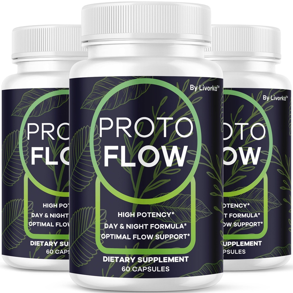 LIVORKA (3 Pack) Proto Flow - Proto Flow Support, ProtoFlow, ProtoFlow Recenzje, ProtoFlow Formuła, Proto Flow Mężczyzna kapsułki, Proto Flow Suplement dla mężczyzn, Proto Flow Pills, 180 Kapsułki dla 3 Miesiące