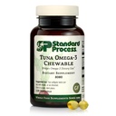 Standard Process Tuna Omega-3 Chewable - Fish Oil Supplement with DHA - Omega-3 Supplement to Support Brain & Eye Health - Excellent Source of Antioksydants - Gluten- Free & Non-Dairy - 120 Softgels