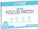 JJ CARE Focus Patch - pakiet 50 All- Natural Focus Plus Patches dla dorosłych, Wsparcie koncentracji, Focus i pamięci 124; 50 Days Supply of Brain Patch