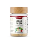Suplementy Snap Sugar mieszanka z Berberine, CoQ10, Cynamon, Kwas lipoinowy alfa i Gymnema do wspierania zdrowego cukru krwi, Zdrowie i energia metaboliczna, Cukier wolny, 60 Kapsułki