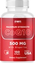 Dr. JOEL 's MOM Nutrix CoQ10 500mg - Wsparcie produkcji energii komórkowej - Najlepsza absorpcja z bioperine - 150 Softgels - Made in USA