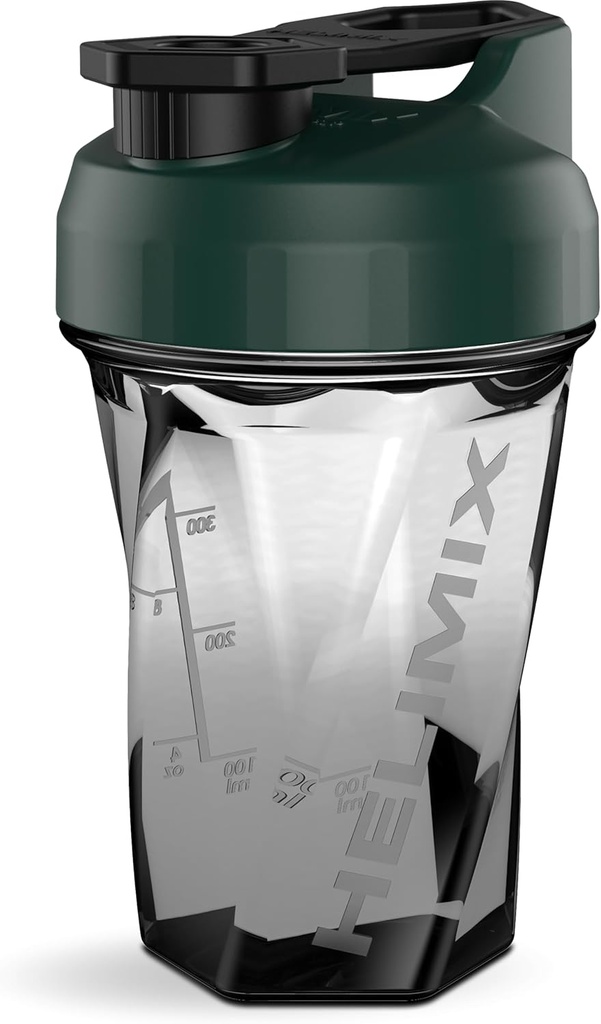 HELIMIX 1.5 Blender Blender Butelka shaker trzyma do 20oz 124; No Blending Ball lub Whisk Between 124; USA Made 124; Przenośne pre Workout Serwatka Protein Shaker Cup 124; Mixes Cocktails Smoothies Shakes 124; Top Rack Safe