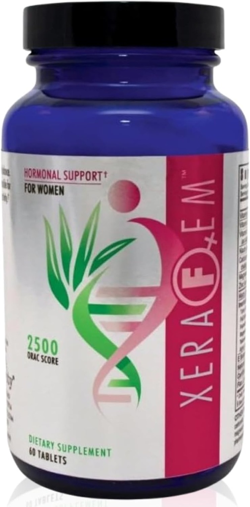 Youngevity XeraFem - Hormonal Support for Women with Vitamins, Minerals, Maca Root, and Graveseed Extract - Supports Hormonal Balance and Immune Health - 60 Tablets