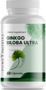 Ginkgo Biloba i Ginseng suplement diety mózgu wspiera funkcje mózgu, Pamięć, Alertywność mentalna, Wszystkie naturalne, Poprawa krążenia krwi