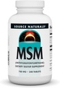 Źródło Naturals MSM (metylosulfonylometan), 750mg - 240 Tablets