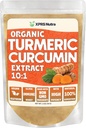 XPRS Nutra Organic Kurkumina w proszku Ekstrakt 10: 1 - Premium USDA Organic Curcumina Proszek do Odporności - Wegańska Przyjazna Czysta Kurkumina dla Gut Health (2 unce)