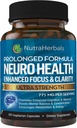 Suplement booster mózgu -90 Day Suppl- Nootropics Jasność mentalna, Pamięć i Focus. Naukowo opracowany dla długotrwałej wydajności - DMAE, Bacopa Monnieri, Rhodiola Rosea.