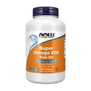 Teraz suplementy żywności, Super Omega EPA, 360 EPA / 240 DHA, Molekularnie destylowane, wsparcie sercowo-naczyniowe *, 120 Softgels