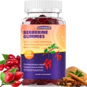 Berberyjskie gumki z berberyjskim HCL, Ceylon Cynamon, Magnezu Glycinate System immunologiczny Wsparcie dla mężczyzn i kobiet 60Gummies