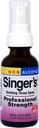 Herbs Etc. Singer 's Saving Grace Professional Strength Non-Alcohol Spray - Herbal Support for Soothing Throat - Throat Comfort Spray with Yerba Mansa & Licorice - 1 fl oz (O 75 Sług)