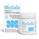 BioGaia Gastrus Gut Health Probiotic Agreement 124; Eases Abdominal Discomfort, Gas & Bloating Agreement 124; Promotes Regularity & a Healthy Gut Agreements 124; Contributions to a Balanced Microbiome Agreement 124; Backed by 30 Years of Research