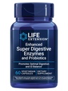 Life Extension Enhanced Super Digestive Enzymy i Probiotyki - B. Koagulans Probiotic, 10 Digestive Enzymes - Pomaga w trawieniu, Comfort & GI Balance - Non-GMO, Wegetarianin - 60 Kapsułki