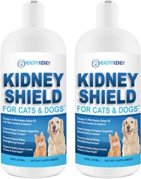 Wsparcie dla psów i kotów Nerki, Psy feline Nerk Health Supplement for Normal Nerki Function, Kreatynina, Detox, Best Nerki Cat Supplement, Poprawa Zwierzęta Żywe Nerki Zdrowie - 2 Pack