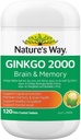 Nature 's Way Ginkgo Biloba 2000MG 100 + 20 tabletek