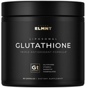 ELMNT 2150mg Super Liposomal Glutathione Suplement w. Witamina C, Quercetin & Pure L Glutathione 2000mg Triple Action Formula Glutathione Suplement Liposomal w. Fosfolipid Warstwa - 90 Pigułki, Non-GMO