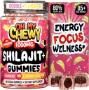 Pure Himalayan Shilajit Gummies - Wysoka potencja Gold Grade Resin - Energy Boost and Immune Support for Men and Women with Ashwagandha and Shatavari - 60 Gummy - Strawberry & Banana