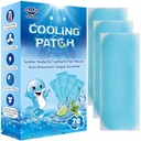 20 Prześcieradła Łaty schładzające do łagodzenia bólu i gorączki Relief, Chłodzenie Reduktor gorączki, Soothe Pack of 20 Blue